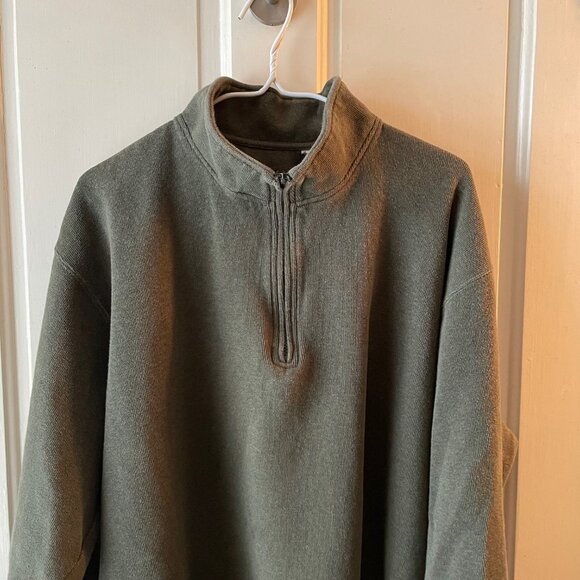 Orvis Zip Front Heavy Duty Sweatshirt - Picture 3 of 6